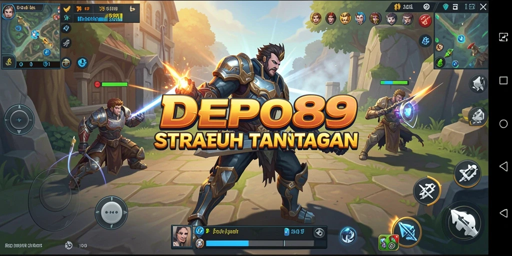 Tangkapan layar permainan DEPO89 yang menunjukkan aksi strategi mendebarkan.