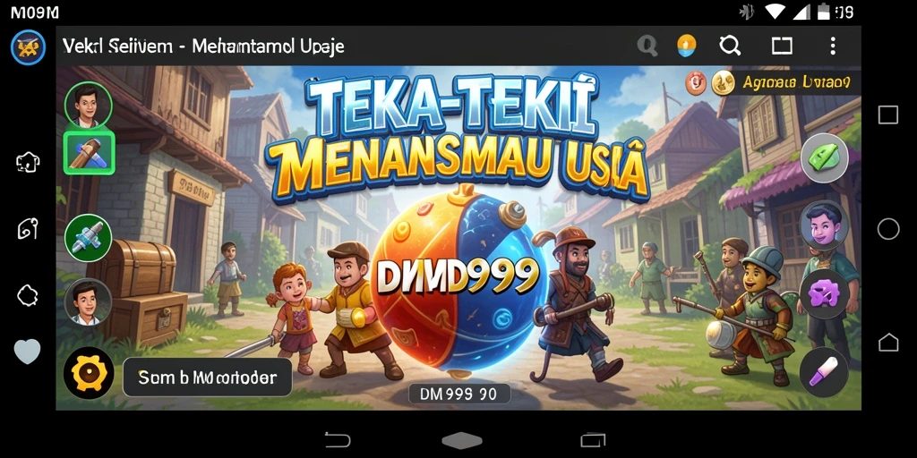 Gameplay DMD999 dengan berbagai teka-teki yang menantang dan menyenangkan.