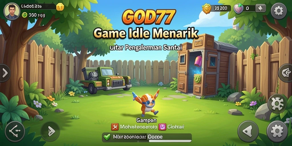 Gameplay GOD77 yang menarik dan menyenangkan dalam genre Idle.