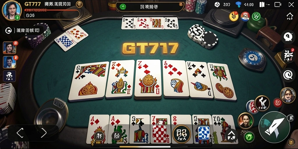 Tampilan gameplay seru GT777 dalam permainan Domino.