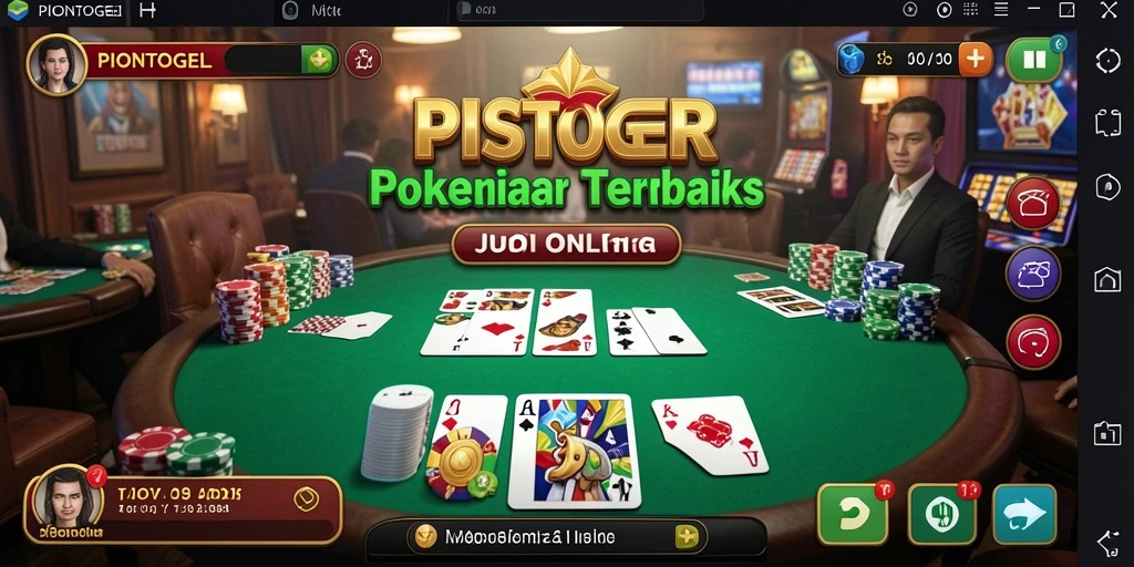 Gameplay seru Poker di aplikasi PIONTOGEL.