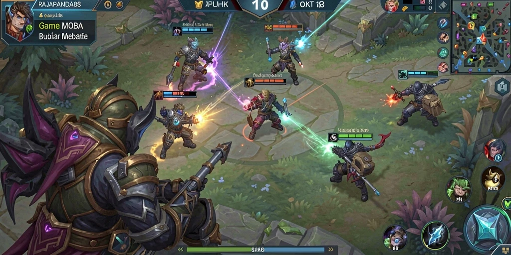 Screenshot dari gameplay seru RAJAPANDA88 yang penuh strategi.