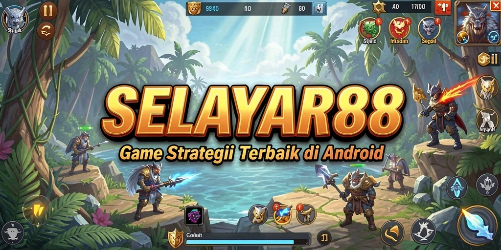 Tampilan gameplay menarik dari SELAYAR88 dengan aksi strategi yang mendalam.