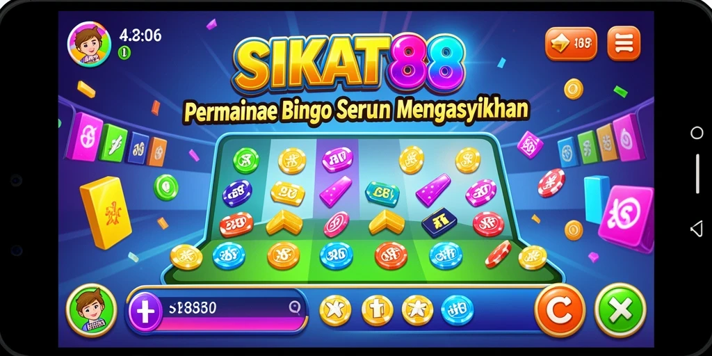 Tampilan permainan Bingo seru di SIKAT88 dengan berbagai kartu menarik.