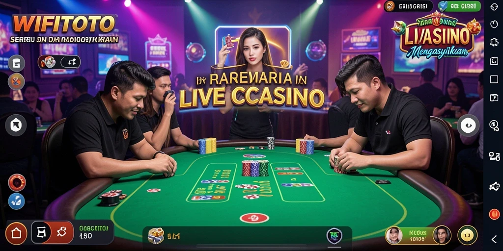 Gameplay Live Casino yang menarik dan mendebarkan di WIFITOTO.