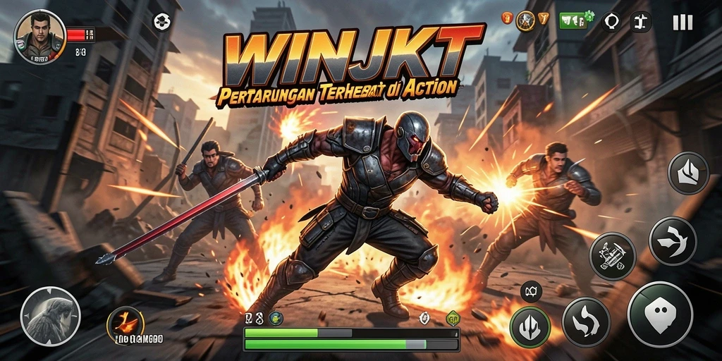 Tampilan aksi seru saat pertarungan di WINJKT.